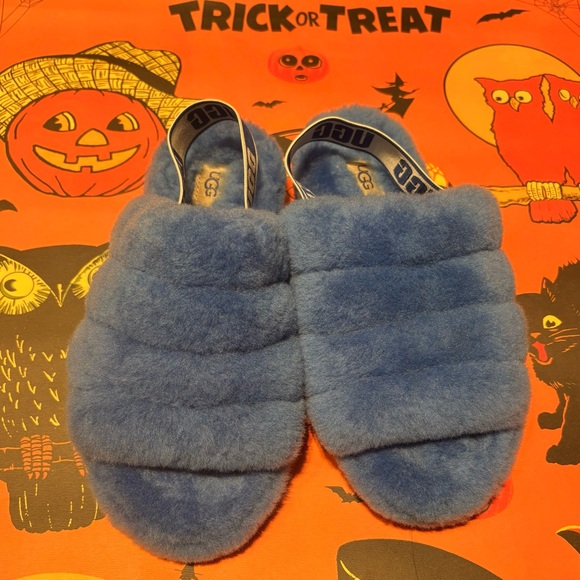 Blue ugg slippers - Picture 2 of 6